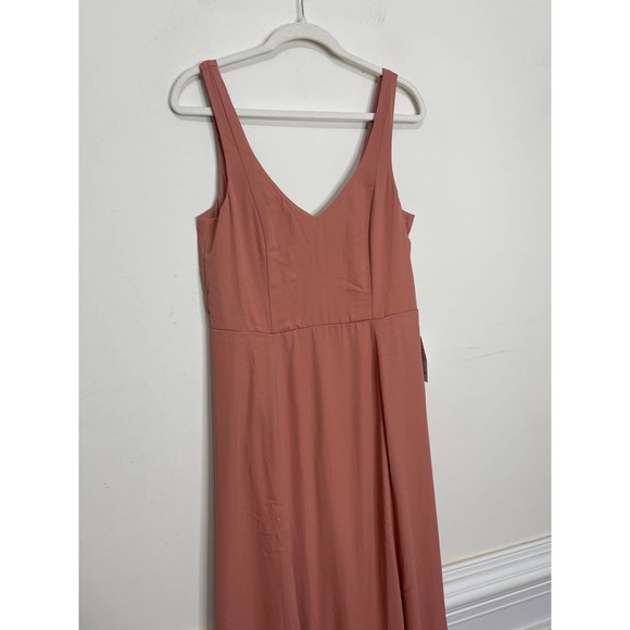 Show Me Your Mumu Jenn Maxi Dress Rustic Mauve Crisp XXS Sleeveless Bridesmaid - Picture 7 of 9